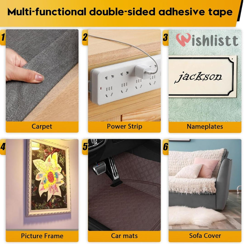 Tape - Multipurpose Double Sided Ivy Grip Tape (3 Meter, Pack of 2)