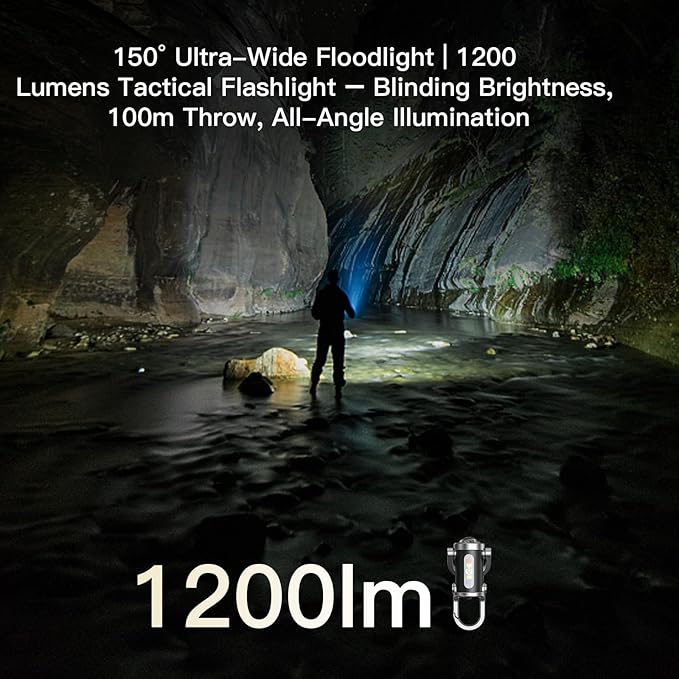 Rechargeable Keychain Flashlights, Lumens EDC Mini Flashlights