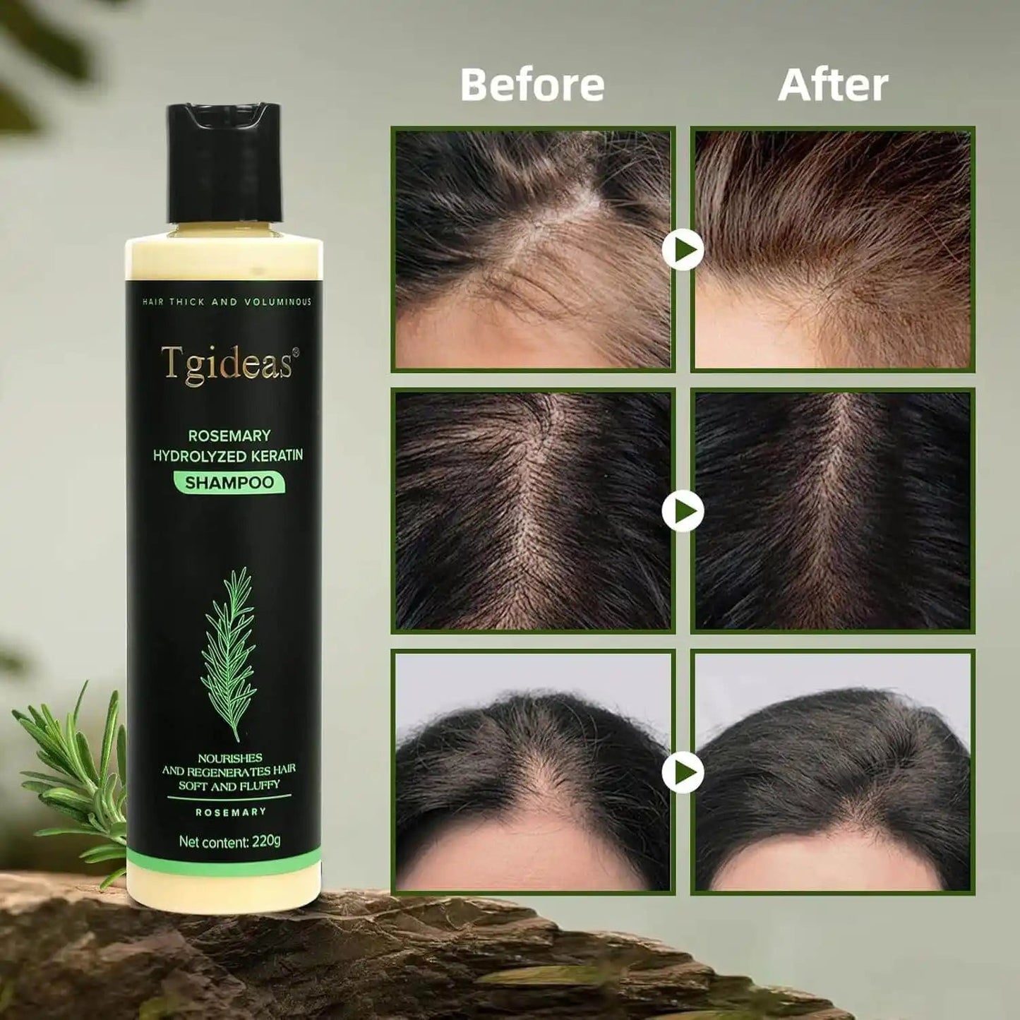 Rosemary Keratin Boost Hair Growth Shampoo (Buy 1 Get 1 Free)