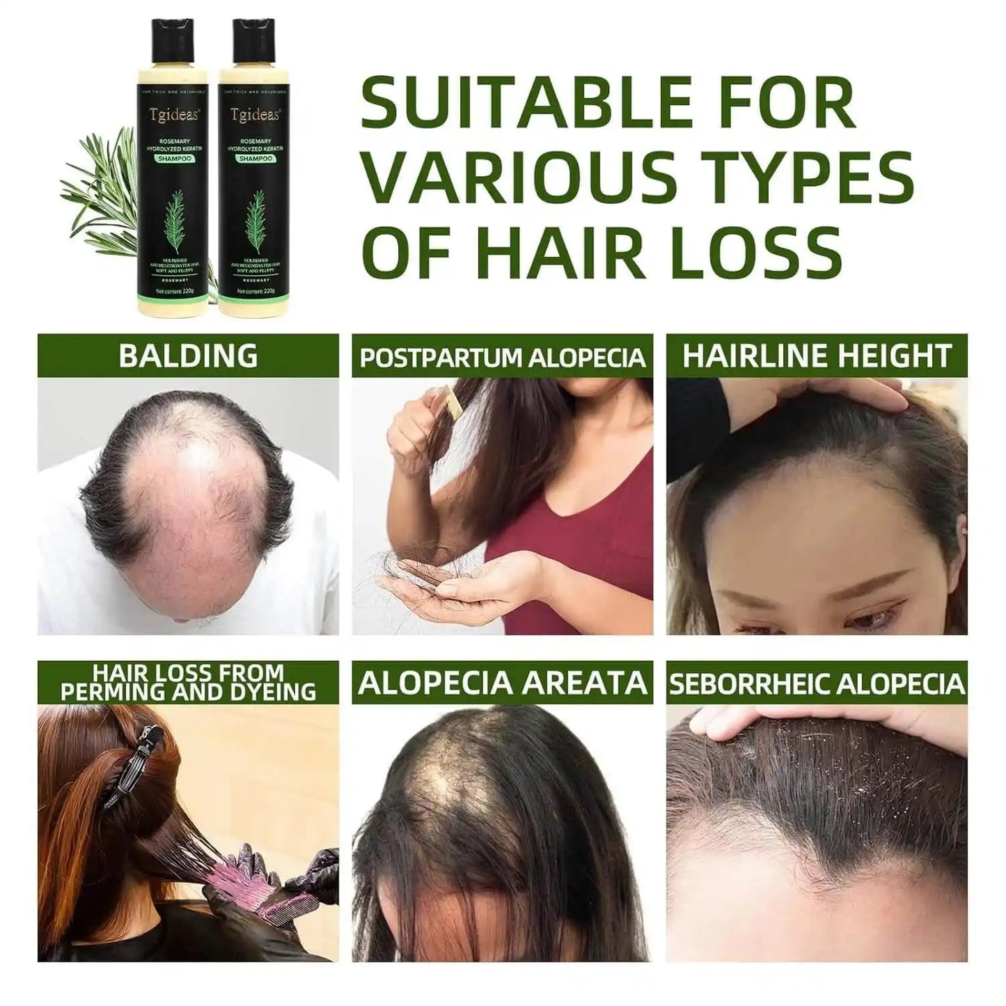 Rosemary Keratin Boost Hair Growth Shampoo (Buy 1 Get 1 Free)
