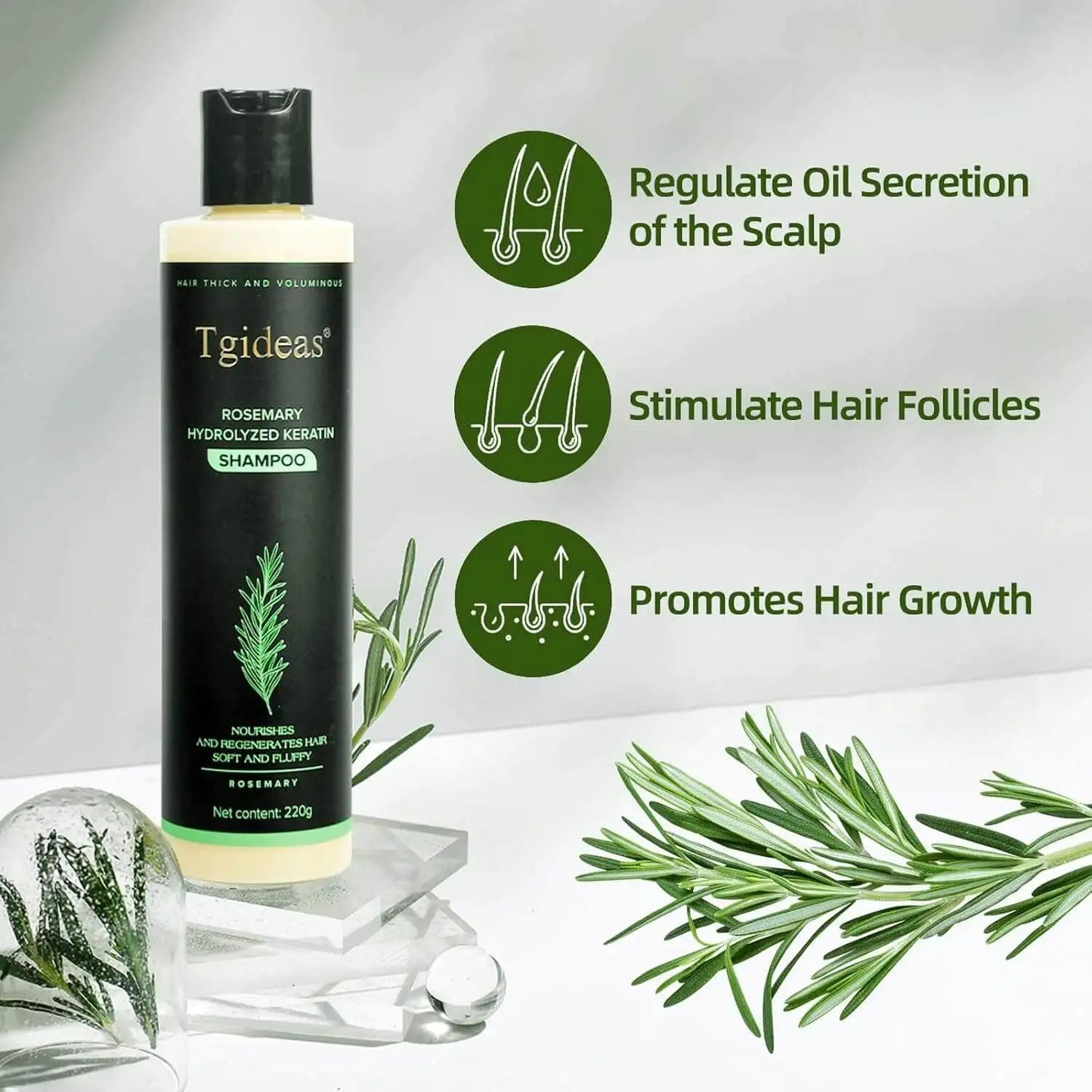 Rosemary Keratin Boost Hair Growth Shampoo (Buy 1 Get 1 Free)