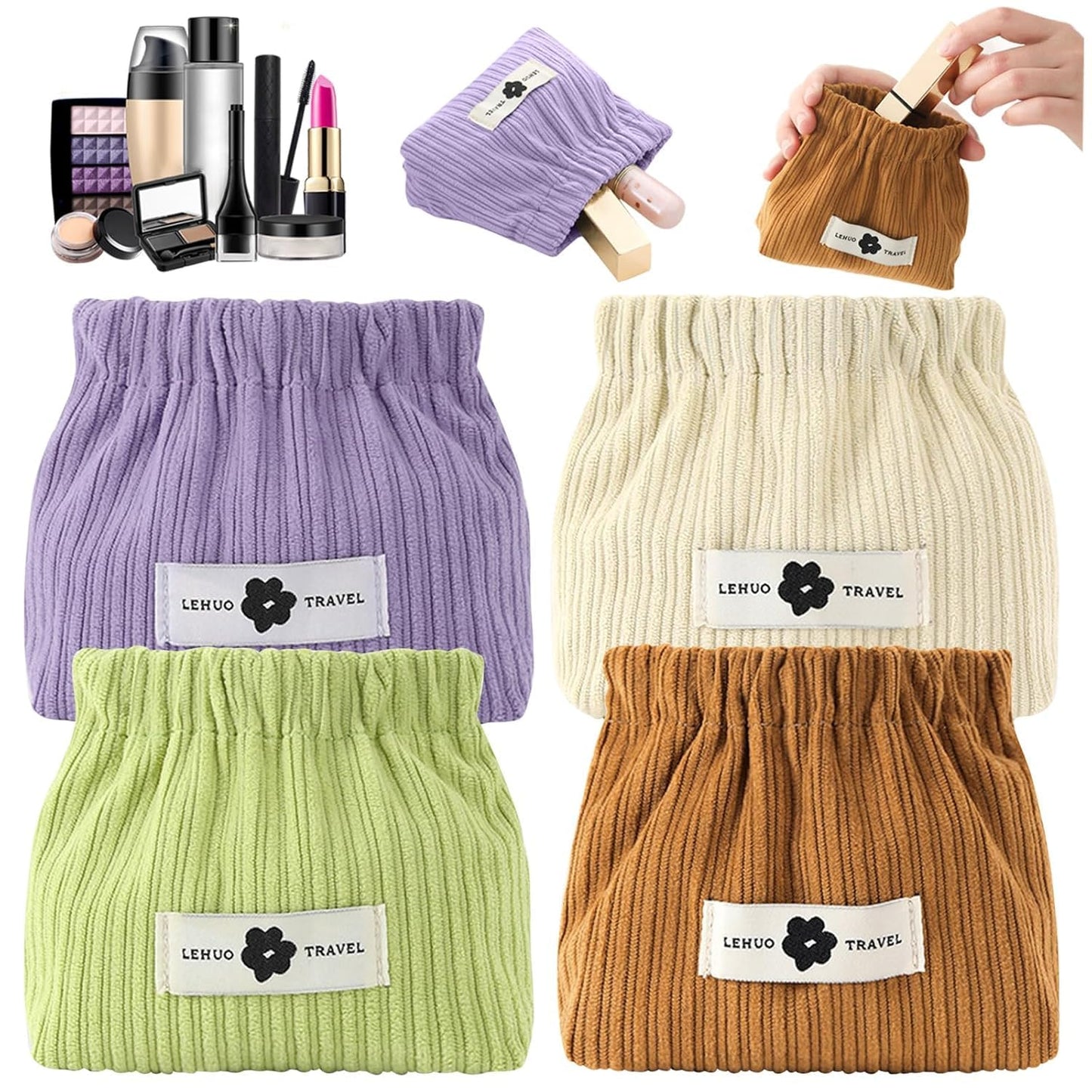 Small Makeup Bag (Pack Of 4)