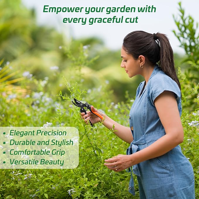 Heavy-Duty Pruning Shears (Japan Imported)