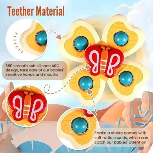 SpinGo - Sensory Stimulation | Boosts Motor Skills | Easy Stick & Play