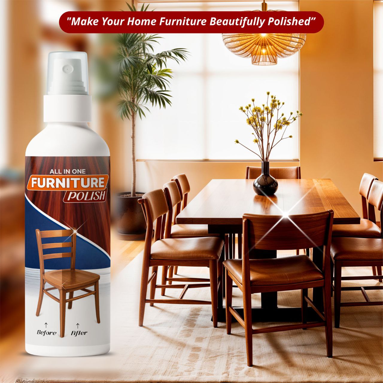 Natural Beeswax Spray Furniture Polish and Cleaner Spray (BUY 1 GET 2 FREE)