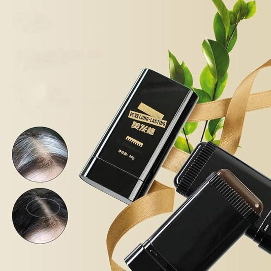 Premium Instant Hair Color Stick with Built-In Comb